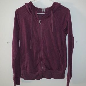 ZELLA purple/maroon zip up